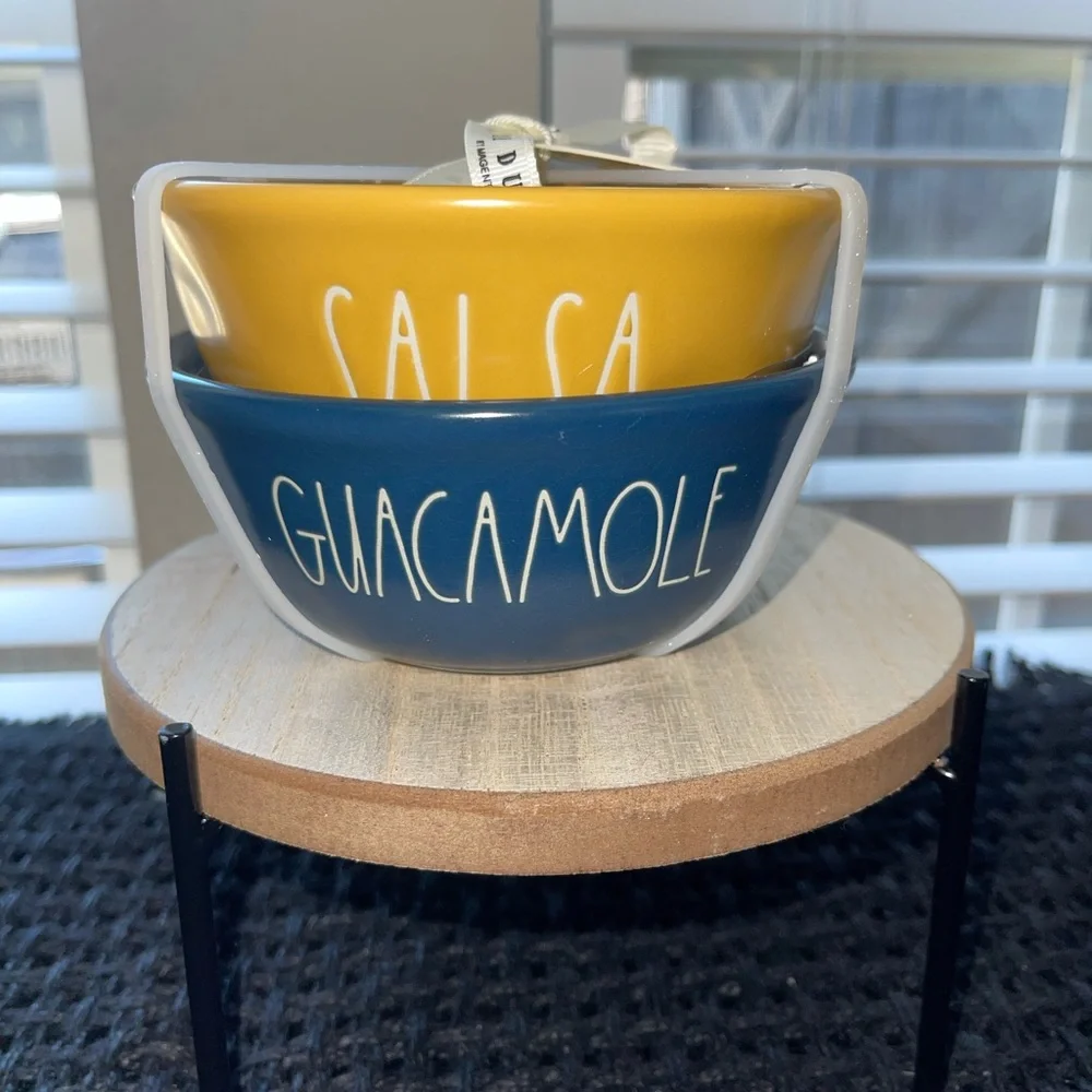 New Release Rae Dunn Salsa‎ & Guacamole set
